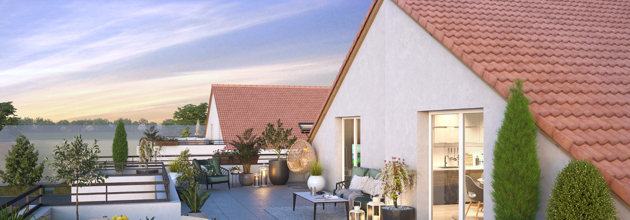 Contemporary interior presented by Terralia Immobilier