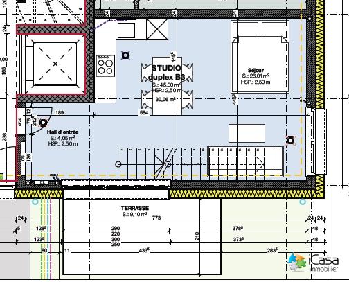 Studio à vendre à Moestroff