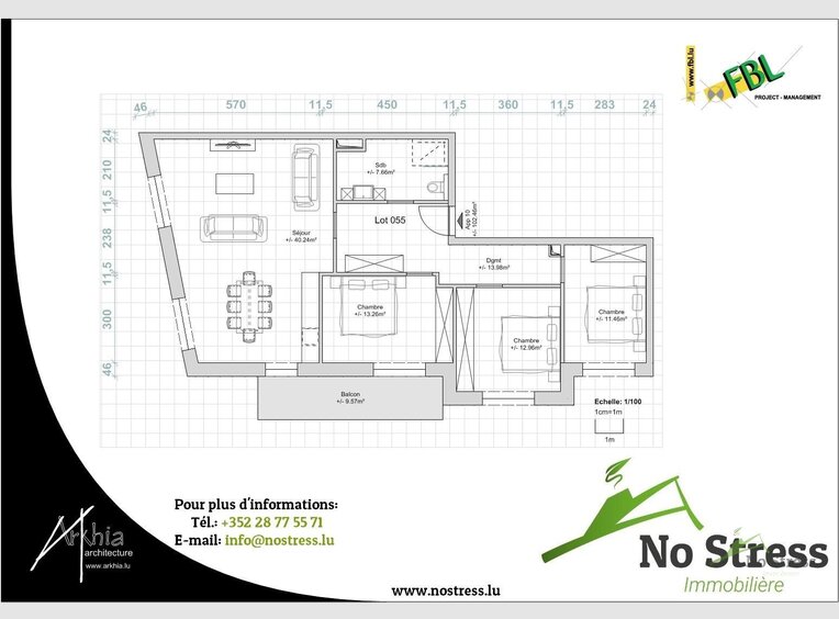 Wohnung zum Kauf 3 Zimmer in Rodange (LU) - Ref. 5884448