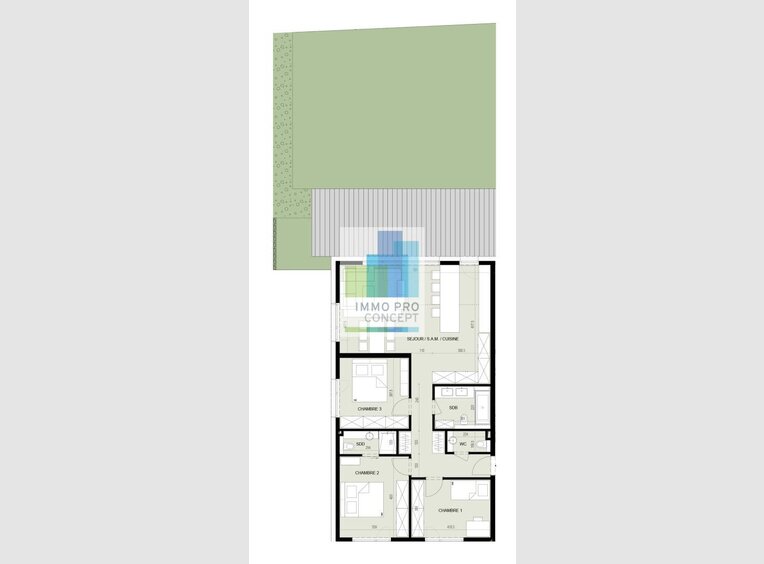 Apartment for sale 3 bedrooms in Capellen (LU) - Ref. 6816304