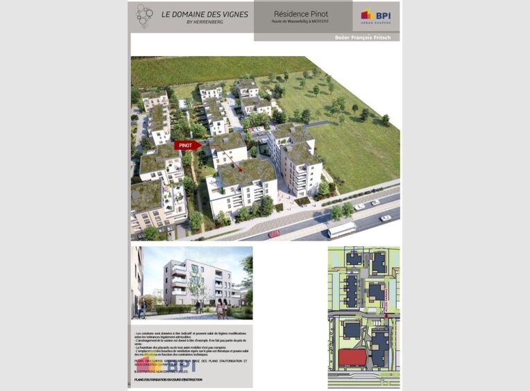 Apartment for sale 3 bedrooms in Mertert (LU) - Ref. 6571824