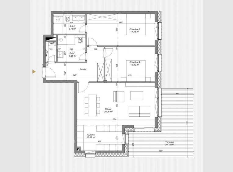 Wohnung zum Kauf 2 Zimmer in Luxembourg (LU) - Ref. 7066176