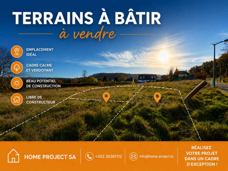 Terrain constructible à 
