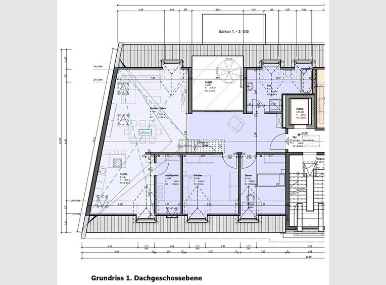 Penthouse à vendre 4 Pièces à Saarbrücken (DE) - Réf. 5431904