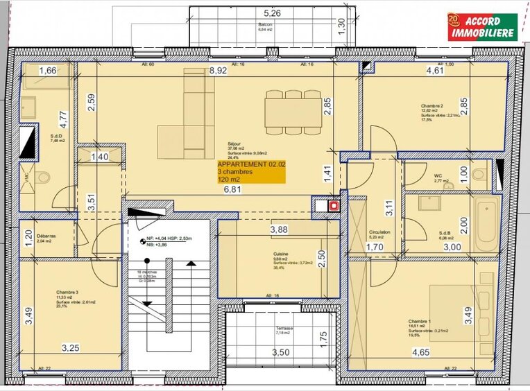 Appartement à vendre 3 Chambres à Pétange (LU) - Réf. 6596192