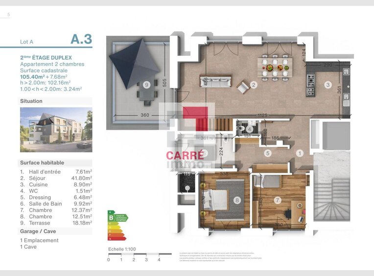 Büro zum Kauf 1 Zimmer in Luxembourg (LU) - Ref. 6855520