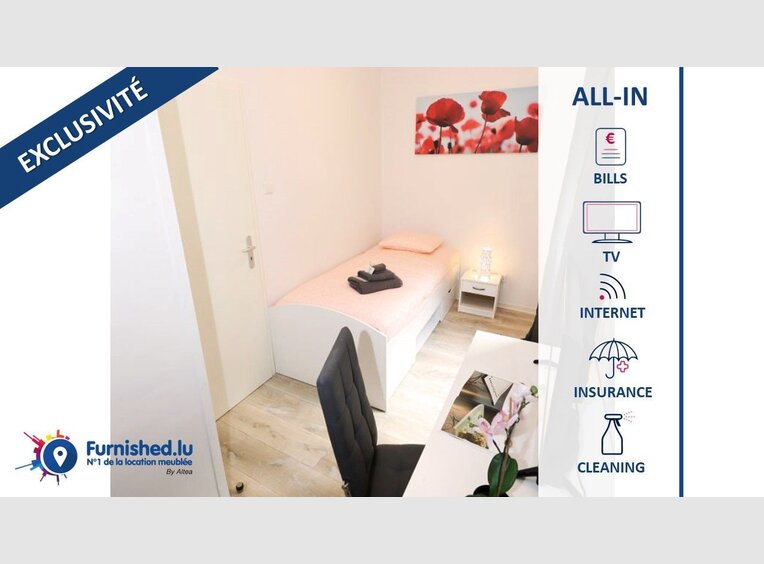 Schlafzimmer zur Miete 10 Zimmer in Luxembourg (LU) - Ref. 7179392