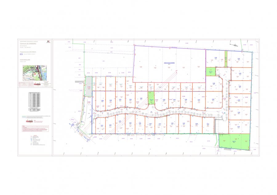 Terrain constructible à vendre à Vandières