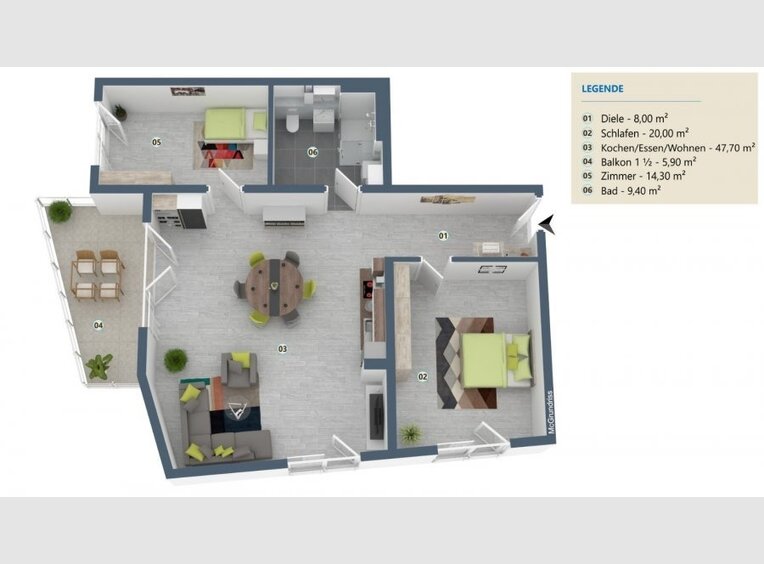 Appartement à vendre 3 Pièces à Palzem (DE) - Réf. 7121153