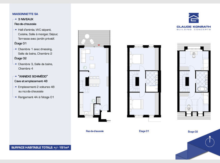 Maison à vendre 4 Chambres à Hunsdorf (LU) - Réf. 7106305