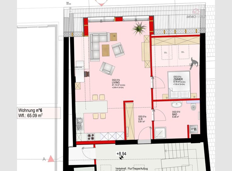 Wohnung zur Miete 1 Zimmer in Troisvierges (LU) - Ref. 7037201
