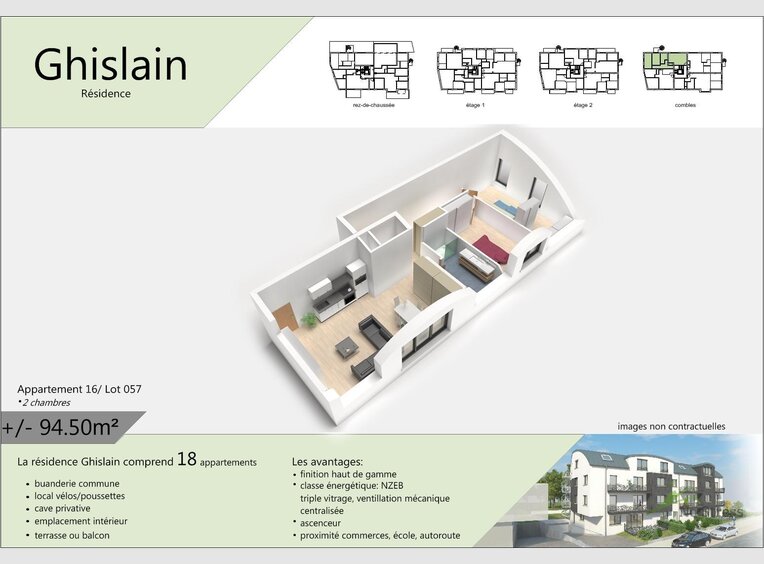 Wohnung zum Kauf 2 Zimmer in Rodange (LU) - Ref. 5884449