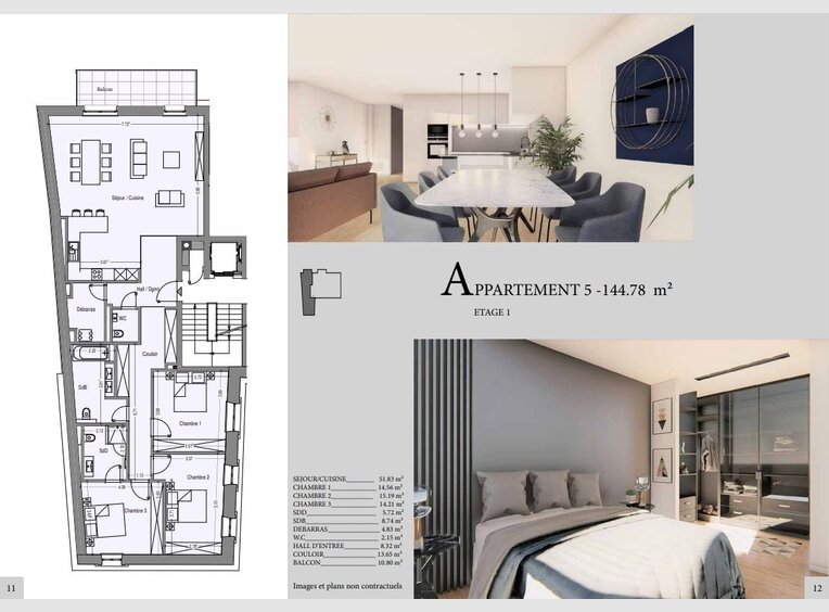 Appartement à vendre 3 Chambres à Mondercange (LU) - Réf. 7171649