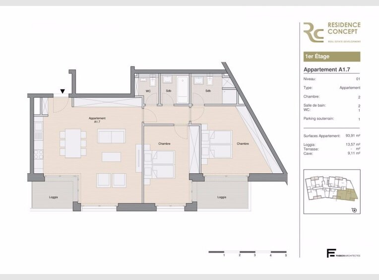 Wohnung zum Kauf 2 Zimmer in Luxembourg (LU) - Ref. 6353281