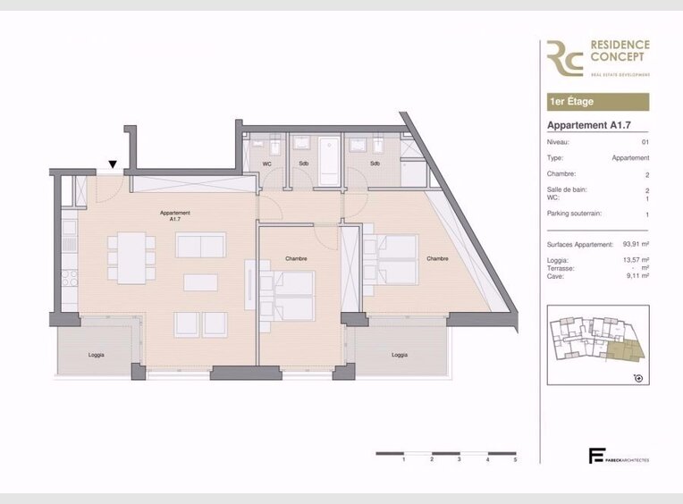 Apartment for sale 2 bedrooms in Luxembourg (LU) - Ref. 6353281