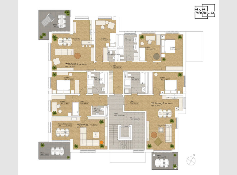 Apartment for sale 4 rooms in Kenn (DE) - Ref. 6726561