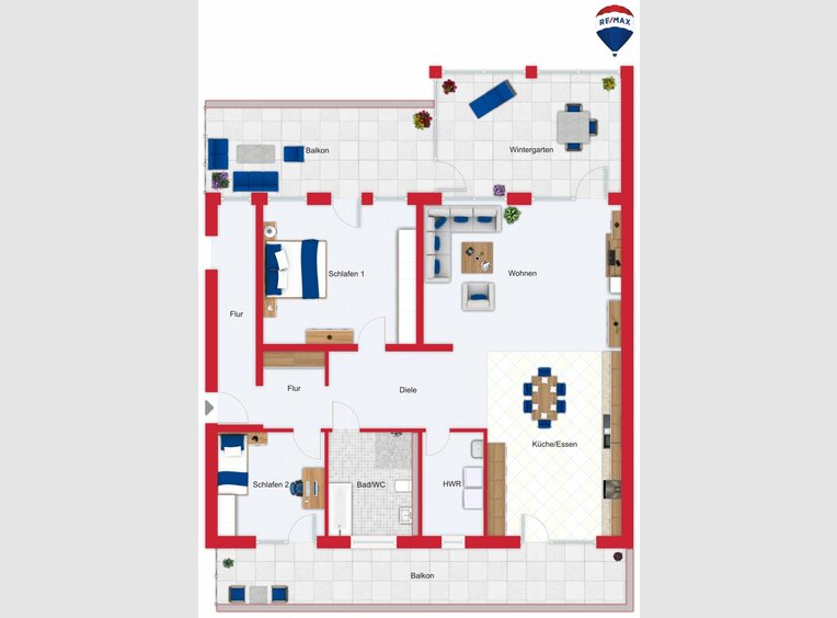 Appartement à vendre 4 Pièces à Beckingen (DE) - Réf. 6818721