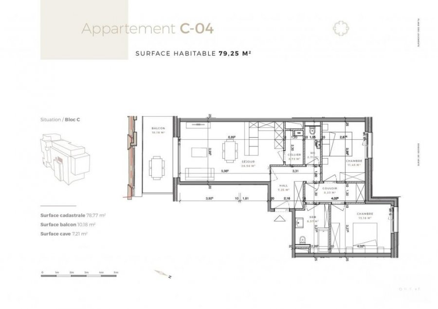 Appartement à vendre 2 chambres à Differdange