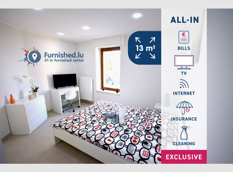 Schlafzimmer zur Miete 4 Zimmer in Luxembourg (LU) - Ref. 6744561