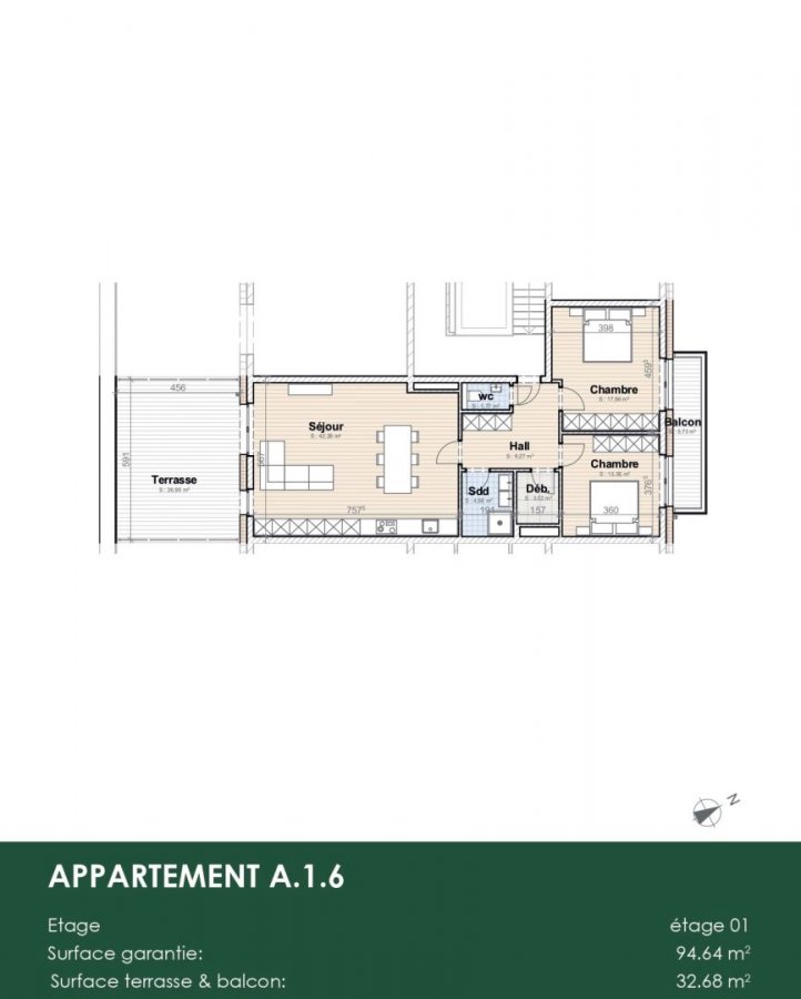 Appartement à Wemperhardt