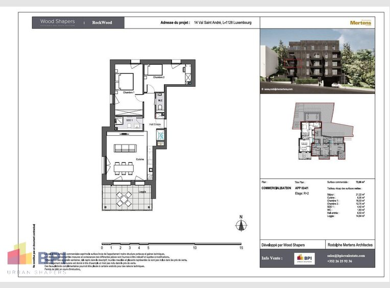 Appartement à vendre 2 Chambres à Luxembourg (LU) - Réf. 6980898