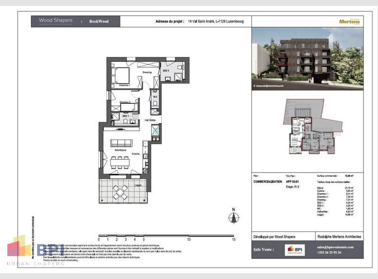 Appartement à vendre 2 Chambres à Luxembourg (LU) - Réf. 6980898