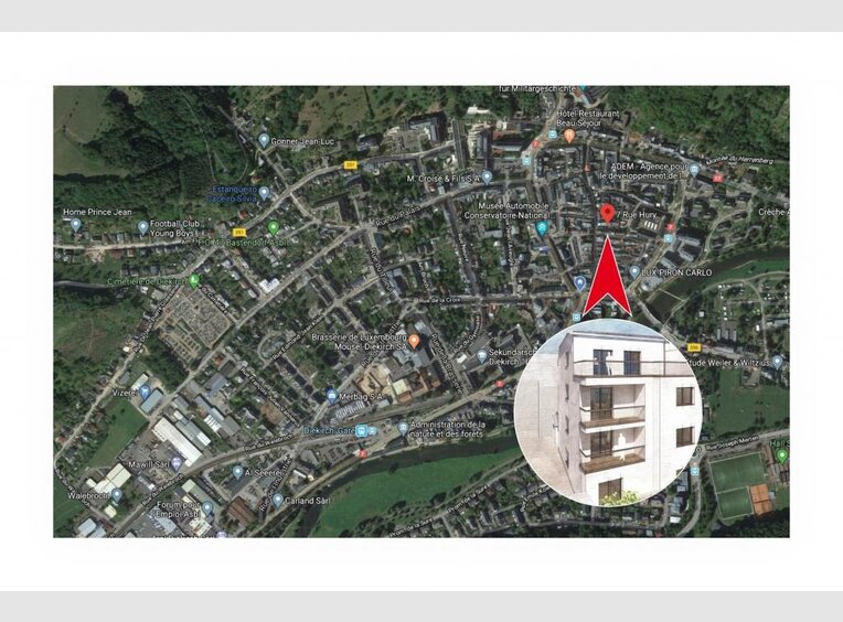 Apartment for sale 2 bedrooms in Diekirch (LU) - Ref. 6623010