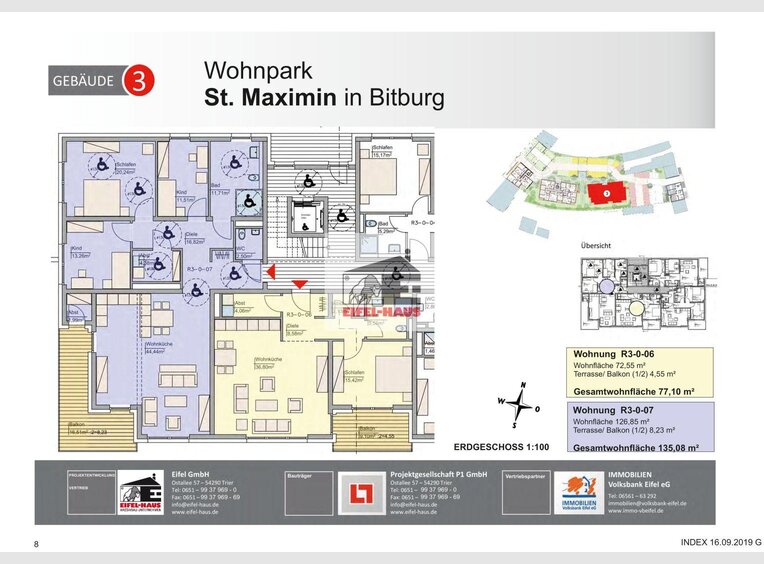 Appartement à vendre 3 Chambres à Bitburg (DE) - Réf. 6818610