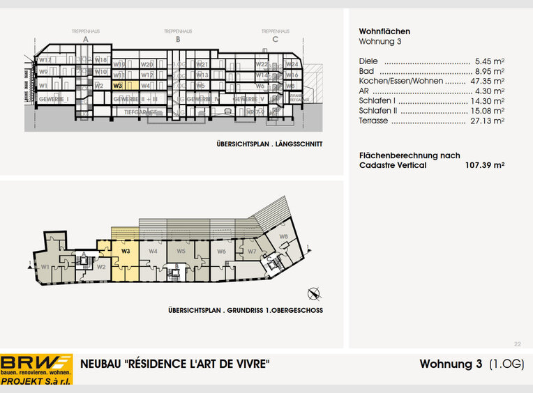 Apartment for sale 2 bedrooms in Echternach (LU) - Ref. 6579266