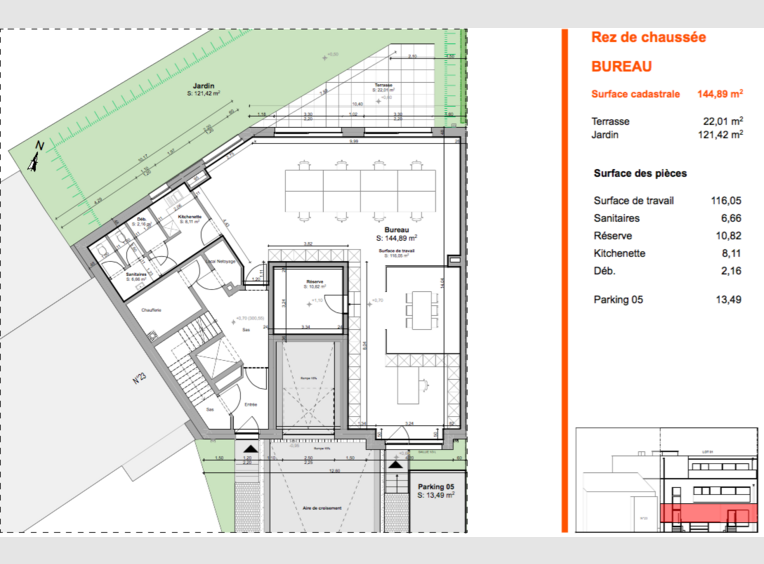 Bureau à vendre à Bascharage - Réf. 6643010