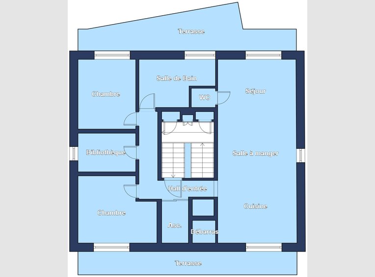 Penthouse-Wohnung zum Kauf 2 Zimmer in Schifflange (LU) - Ref. 6994274