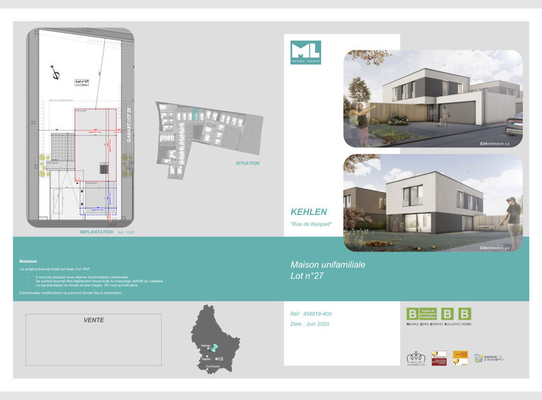 Maison à vendre 4 Chambres à Kehlen (LU) - Réf. 6817394