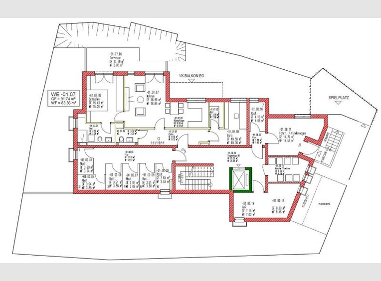 Appartement à vendre 2 Pièces à Trier (DE) - Réf. 7160226
