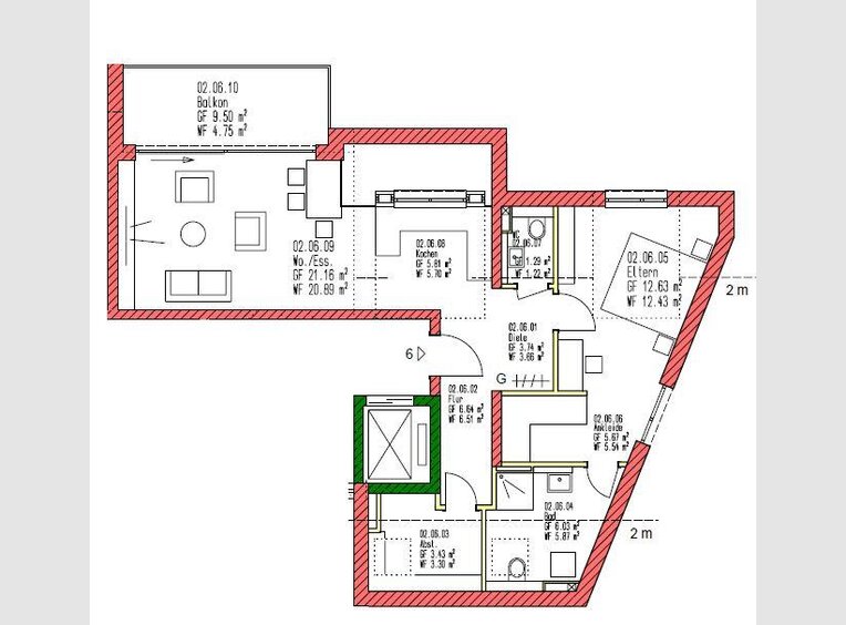 Appartement à vendre 2 Pièces à Trier (DE) - Réf. 7160226
