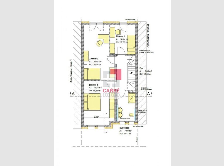 Maison mitoyenne à vendre 4 Chambres à Dudelange (LU) - Réf. 6682338