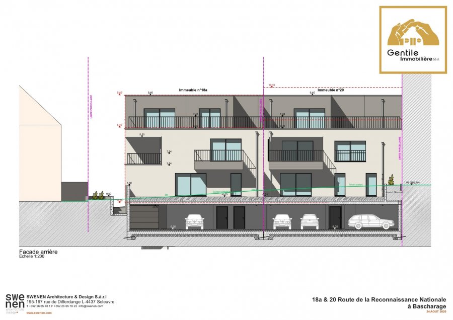 Appartement à vendre 3 chambres à Bascharage