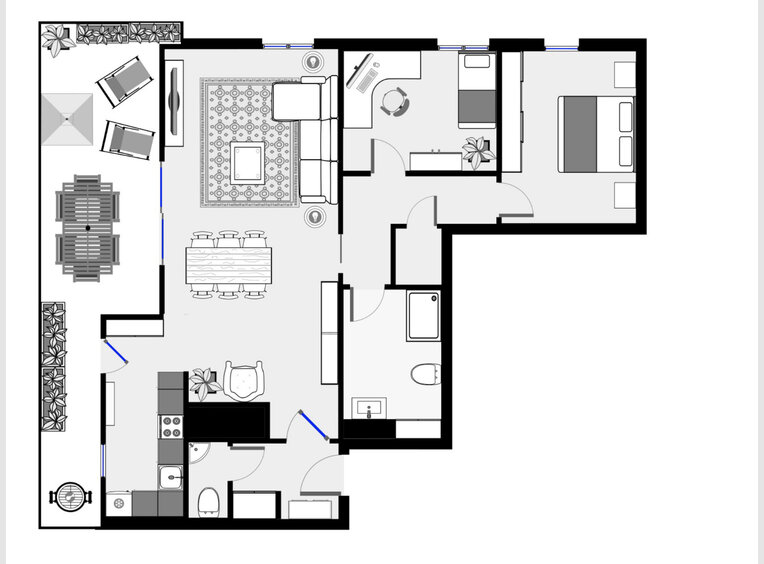 Appartement à louer 2 Chambres à Bertrange (LU) - Réf. 6802930