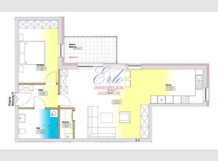 Appartement à vendre 2 Pièces à Zerf (DE) - Réf. 6681347