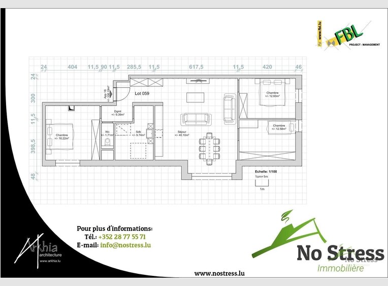 Wohnung zum Kauf 3 Zimmer in Rodange (LU) - Ref. 5884451
