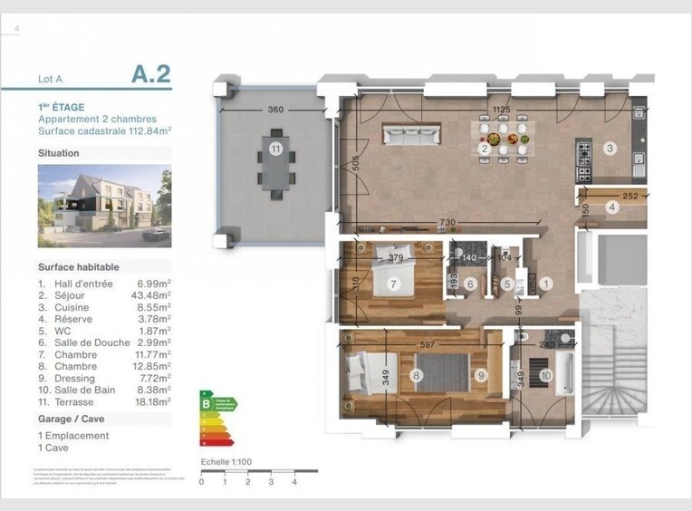 Appartement à vendre 2 Chambres à  - Réf. 7169843