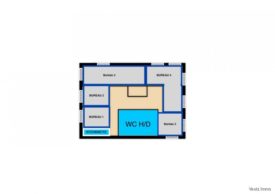 louer bureau 0 chambre 175 m² luxembourg photo 1