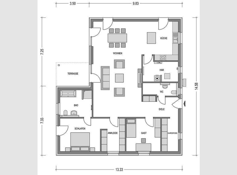 Bungalow for sale 4 rooms in Kyllburg (DE) - Ref. 6593587
