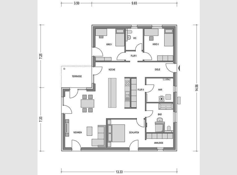 Bungalow for sale 4 rooms in Kyllburg (DE) - Ref. 6593587