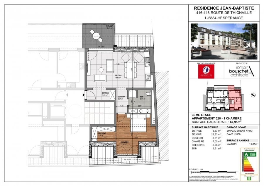 apartment for buy 1 bedroom 72.03 m² hesperange photo 3