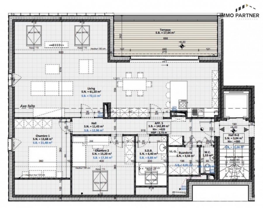 Appartement à vendre 2 chambres à Wilwerdange