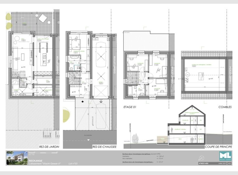 Doppelhaushälfte zum Kauf 4 Zimmer in Reckange (Mersch) (LU) - Ref. 7247443