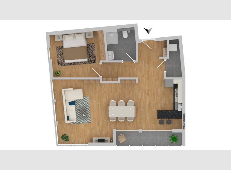 Appartement à vendre 2 Pièces à Saarbrücken (DE) - Réf. 5431907