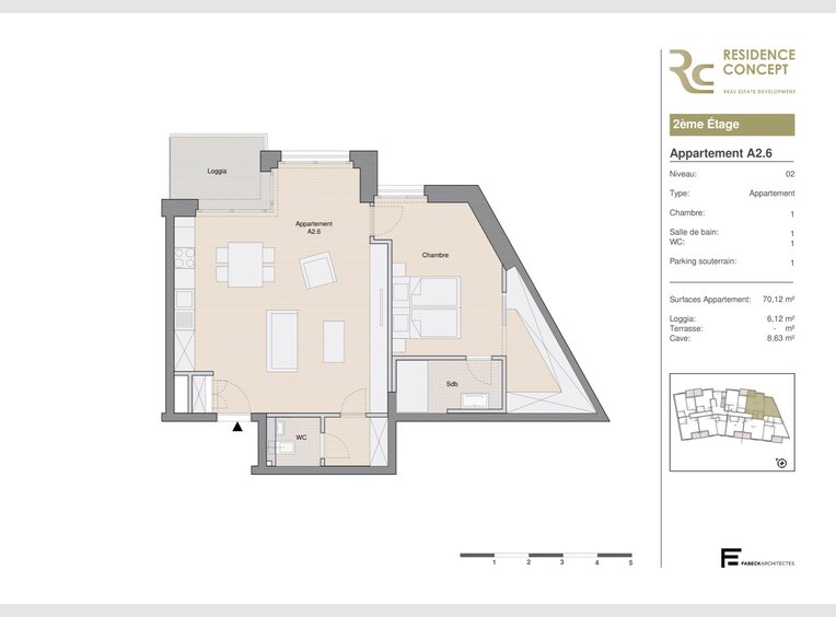 Appartement à vendre 1 Chambre à Luxembourg (LU) - Réf. 6353283