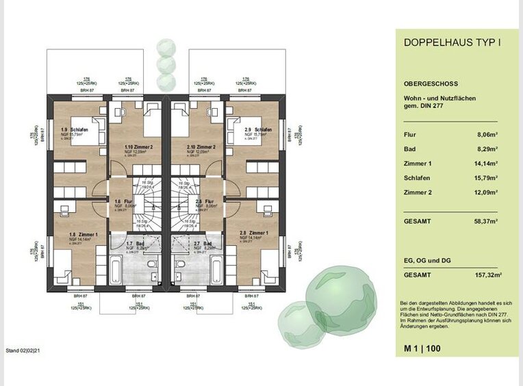 Maison jumelée à vendre 5 Pièces à Berlin (DE) - Réf. 7138179