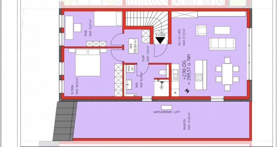 Wohnung zu verkaufen 2 Schlafzimmer in Perl-Tettingen